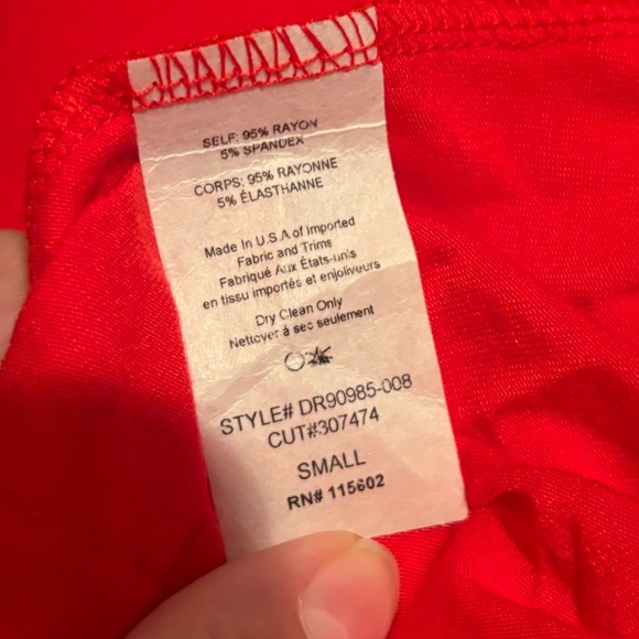 Red Sleeveless Maxi Dress - Picture 3 of 3